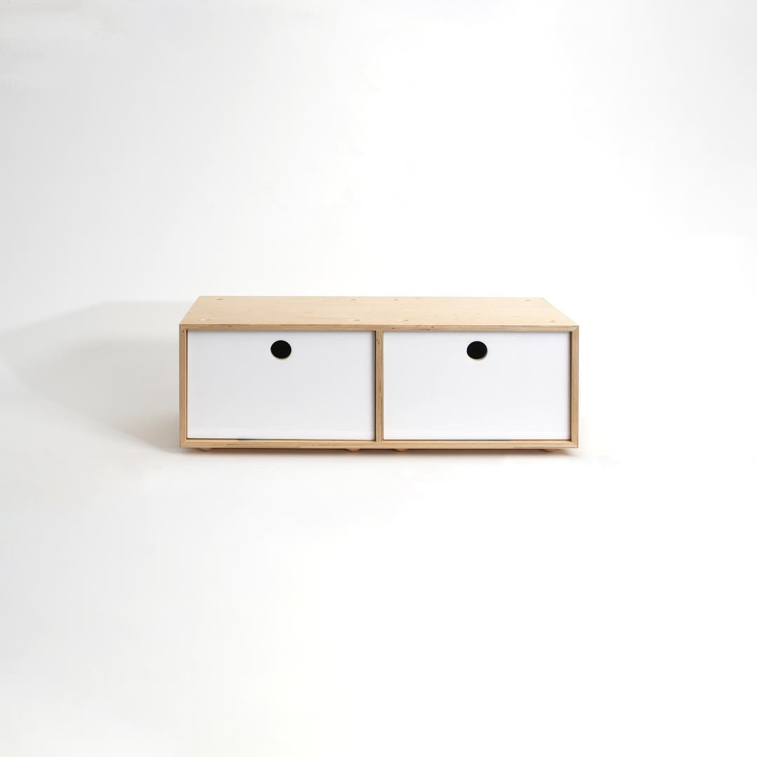 CD / DVD Storage Cabinet - Birch - Small