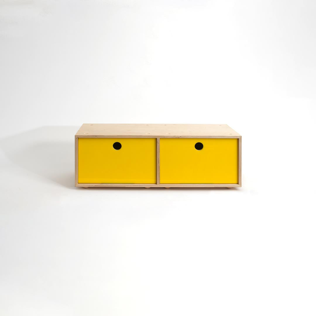 CD / DVD Storage Cabinet - Birch - Small