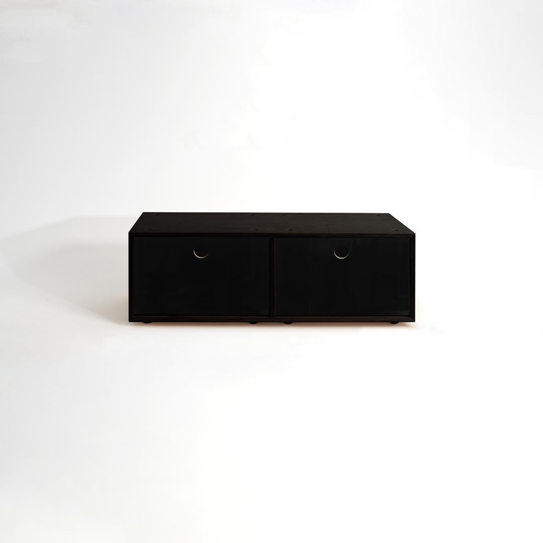 CD / DVD Storage Cabinet - Black - Small