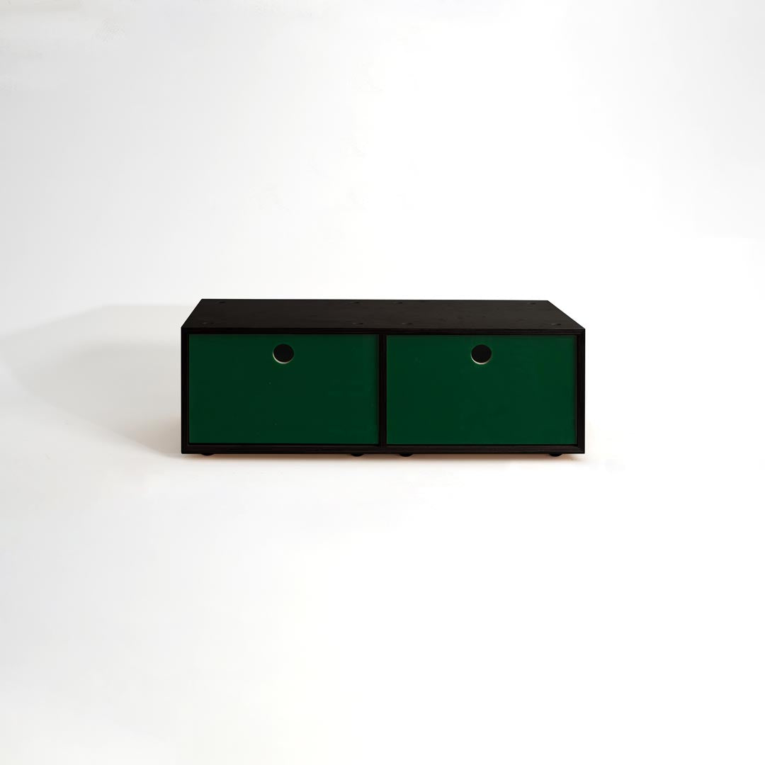 CD / DVD Storage Cabinet - Black - Small