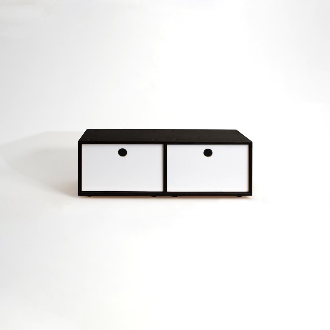 CD / DVD Storage Cabinet - Black - Small