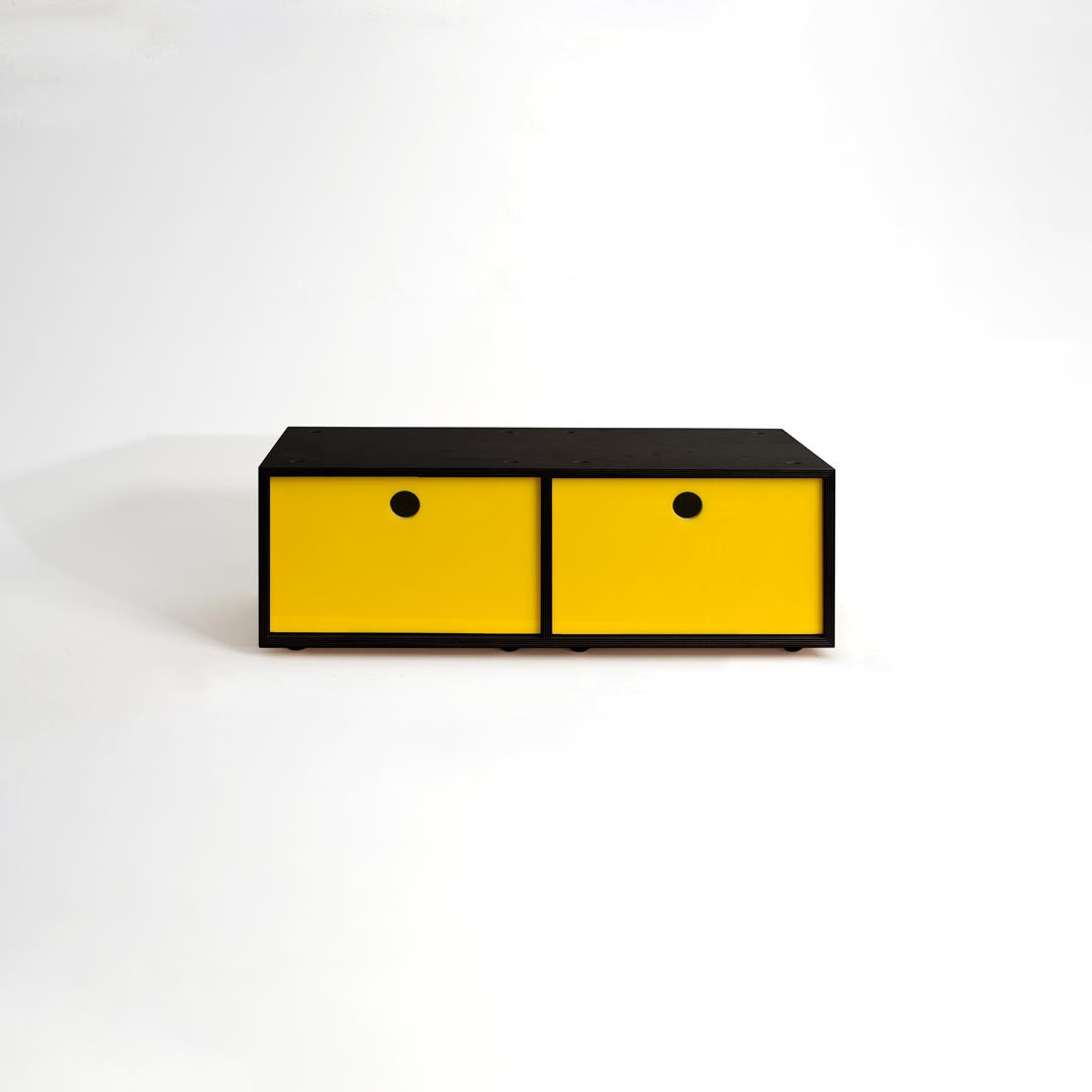 CD / DVD Storage Cabinet - Black - Small