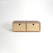 CD / DVD Storage Cabinet - Walnut - Small