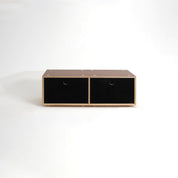 CD / DVD Storage Cabinet - Walnut - Small