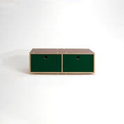 CD / DVD Storage Cabinet - Walnut - Small