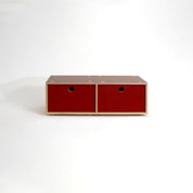 CD / DVD Storage Cabinet - Walnut - Small