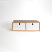 CD / DVD Storage Cabinet - Walnut - Small