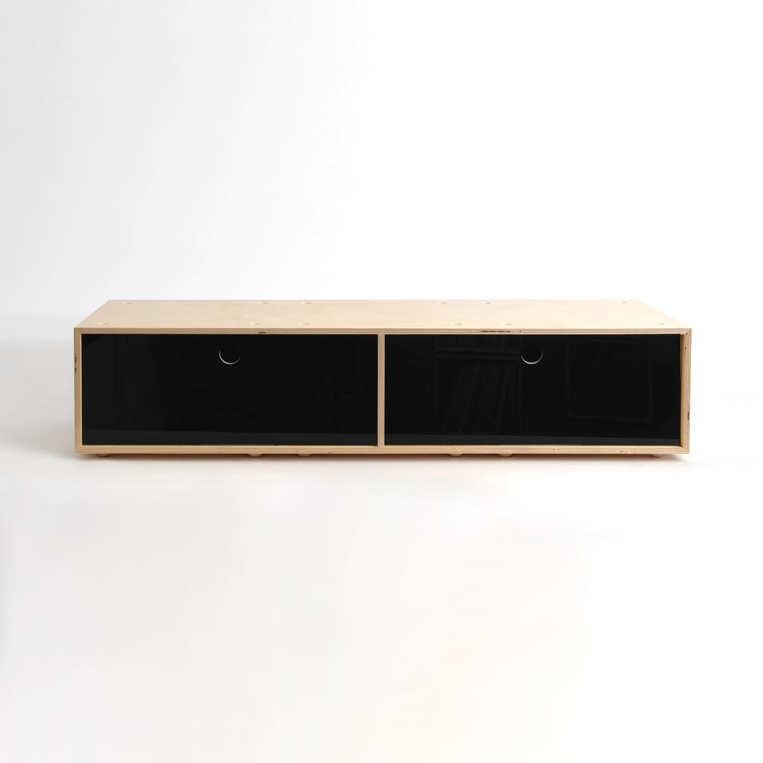 CD / DVD Storage Cabinet - Birch - Large
