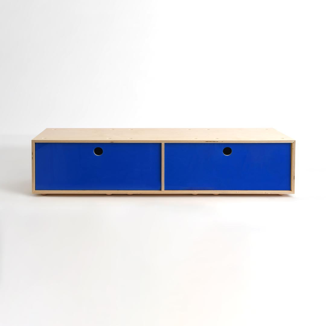 CD / DVD Storage Cabinet - Birch - Large