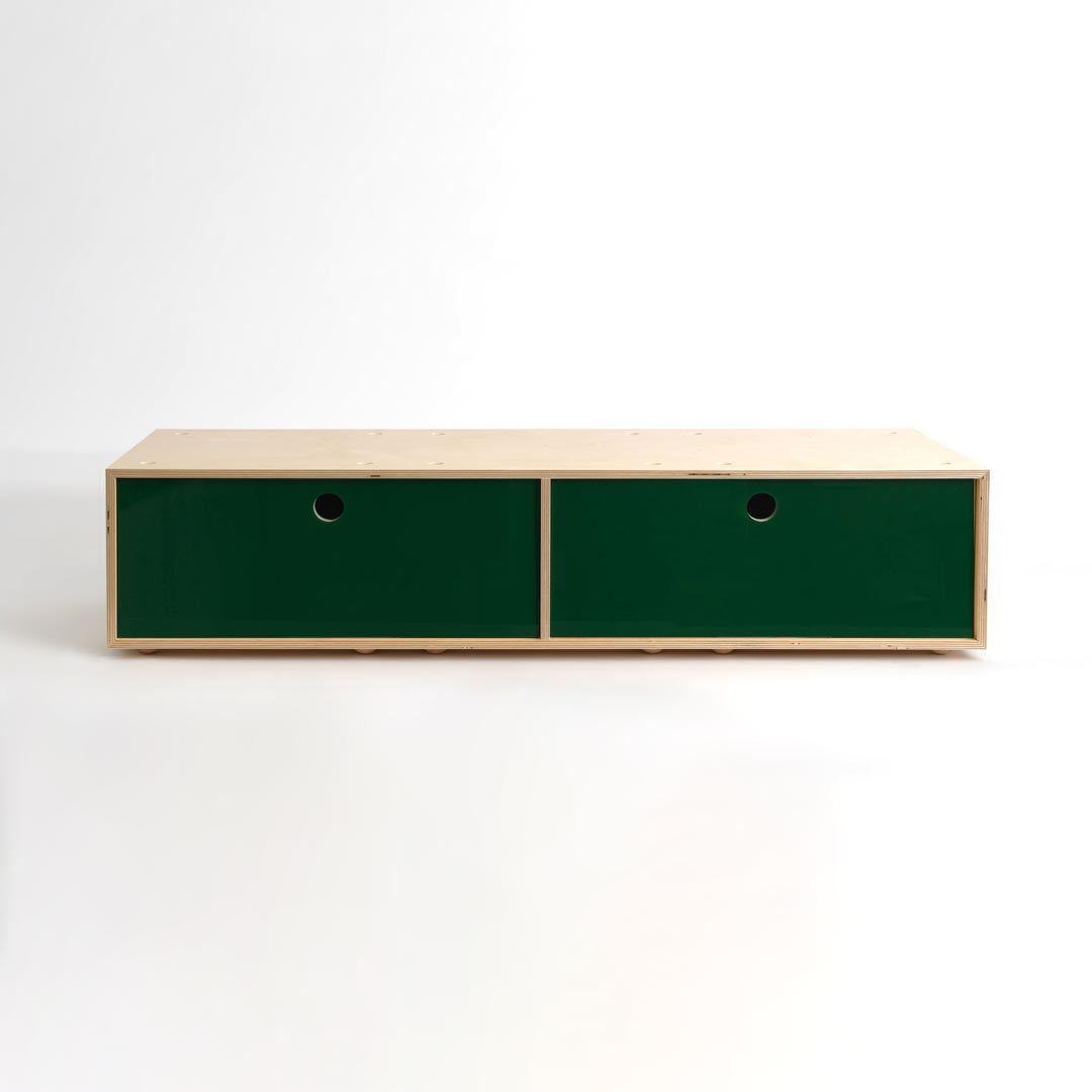 CD / DVD Storage Cabinet - Birch - Large