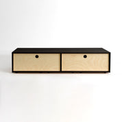 CD / DVD Storage Cabinet - Black - Large