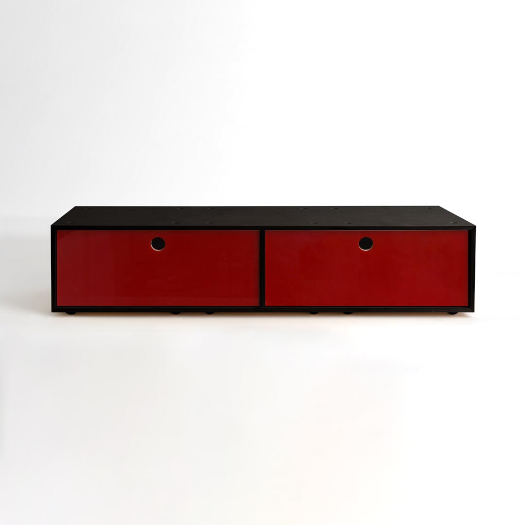 CD / DVD Storage Cabinet - Black - Large