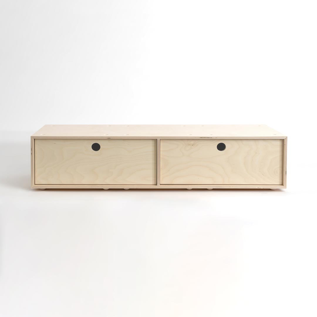 CD / DVD Storage Cabinet - Unfinished - Large