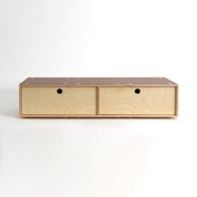 CD / DVD Storage Cabinet - Walnut - Large