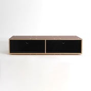CD / DVD Storage Cabinet - Walnut - Large