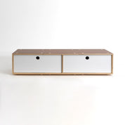 CD / DVD Storage Cabinet - Walnut - Large