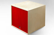 Stackable storage cube for vinyl records and books