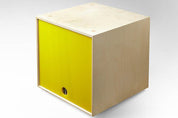 Stackable storage cube for vinyl records and books