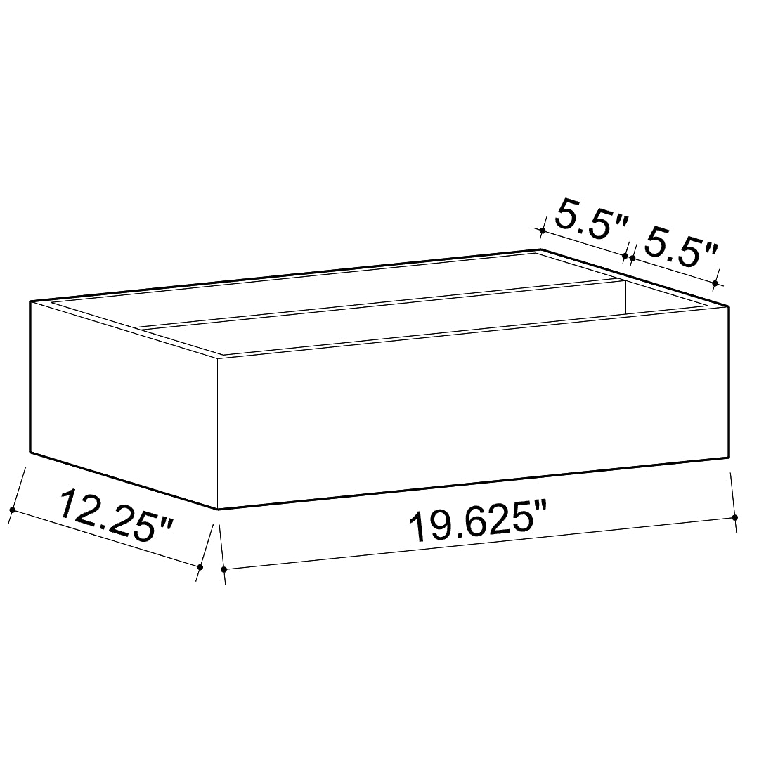CD / DVD Storage Cabinet - Black - Large dimensions drawing