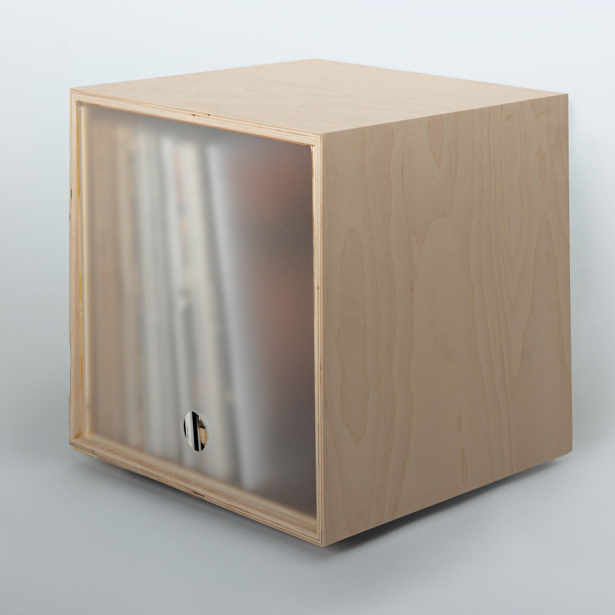 Storage Cube - Unfinished with Frost door, Smooth top - Simple Wood Goods