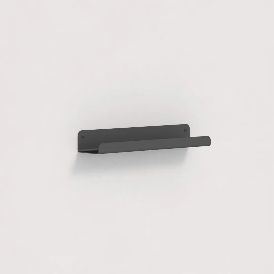 simple metal wall mounted display shelf