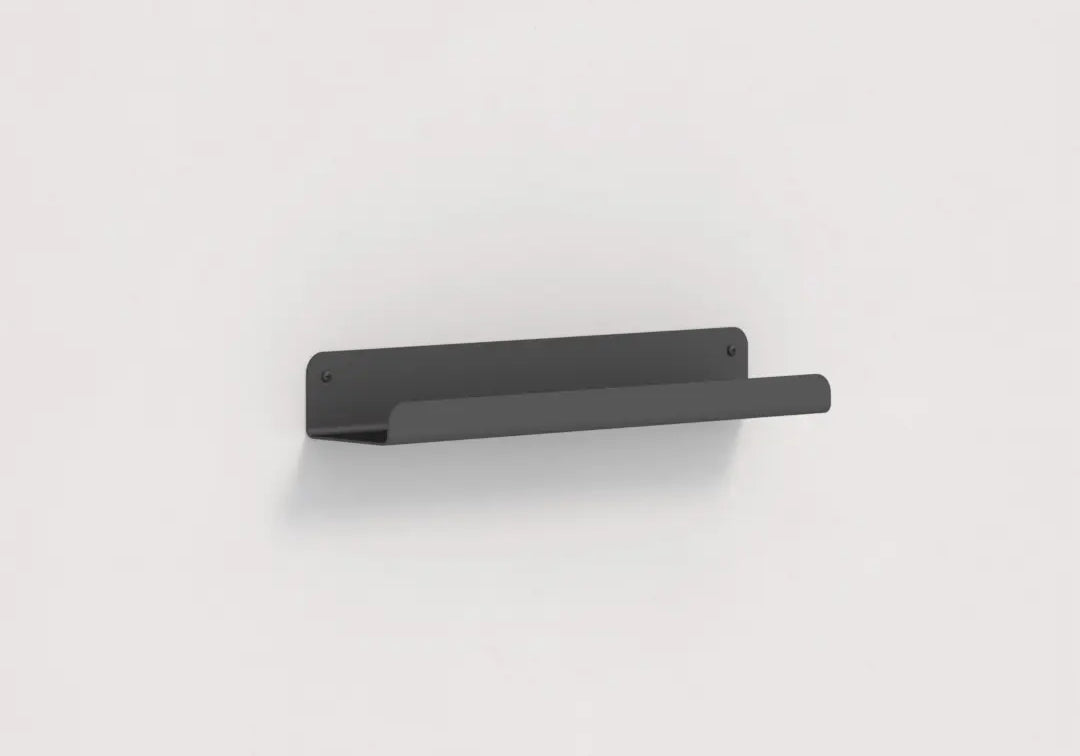 simple metal wall mounted display shelf