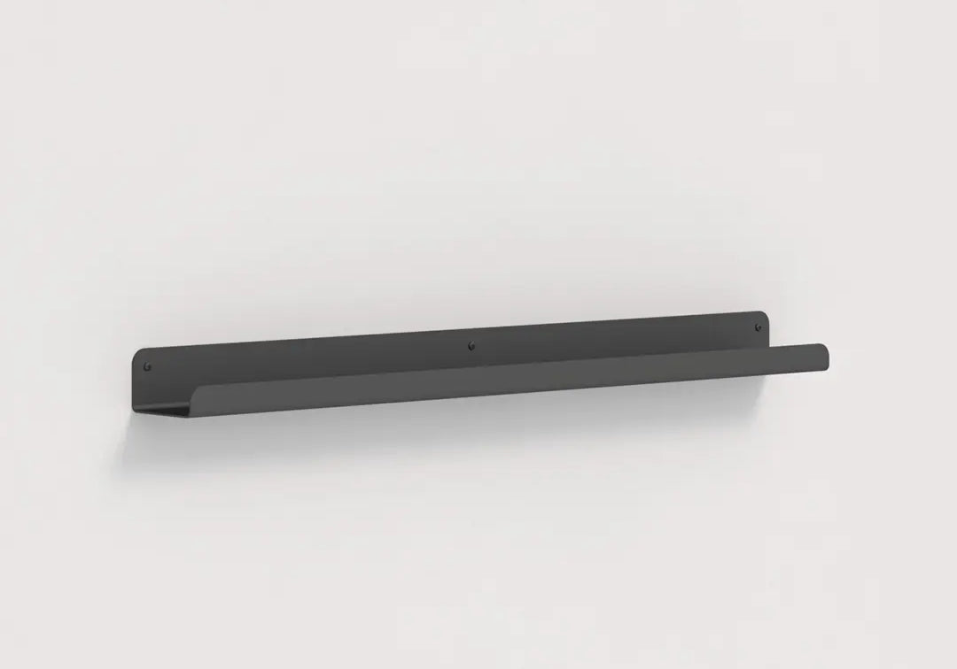 simple metal wall mounted display shelf