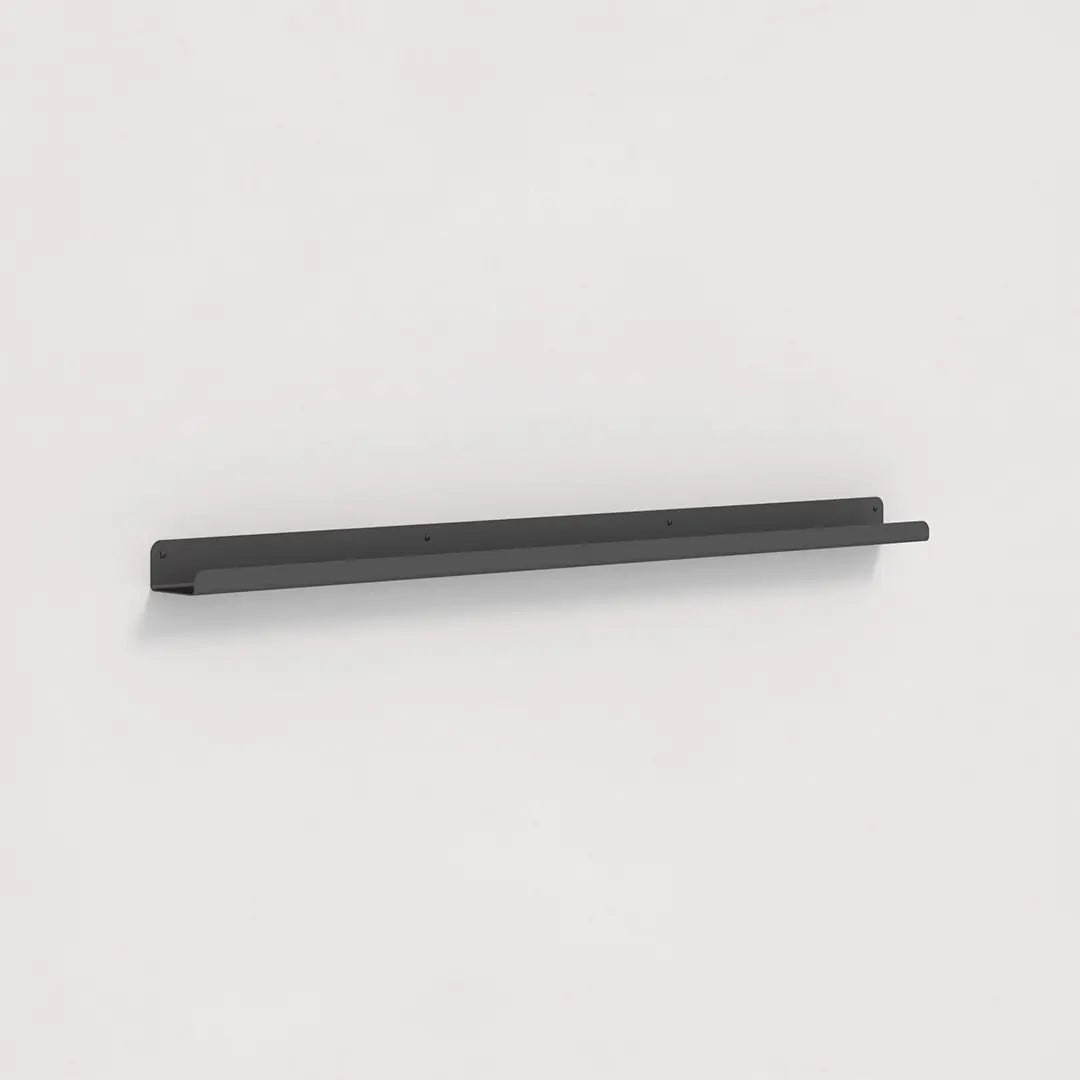 simple metal wall mounted display shelf