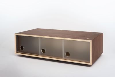 Stereocab - Walnut - 2 Cubes Wide