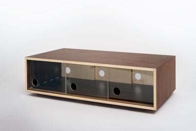 Stereocab - Walnut - 2 Cubes Wide