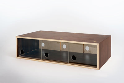 Stereocab - Walnut - 2 Cubes Wide