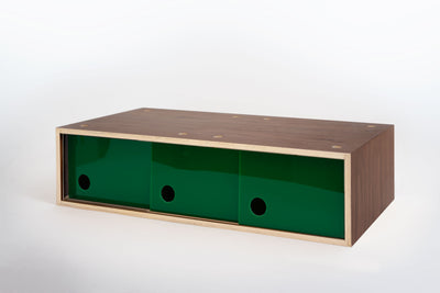 Stereocab - Walnut - 2 Cubes Wide