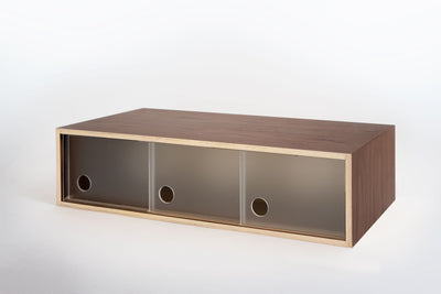 Stereocab - Walnut - 2 Cubes Wide