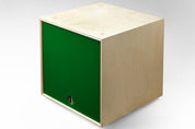 Stackable storage cube for vinyl records and books