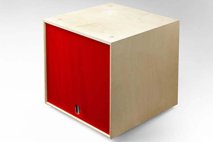 Stackable storage cube for vinyl records and books