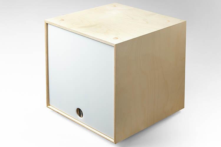Stackable storage cube for vinyl records and books